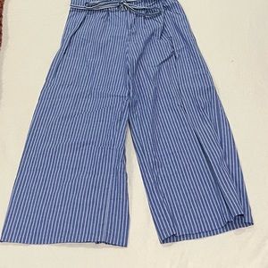 Blue and White stripped pants